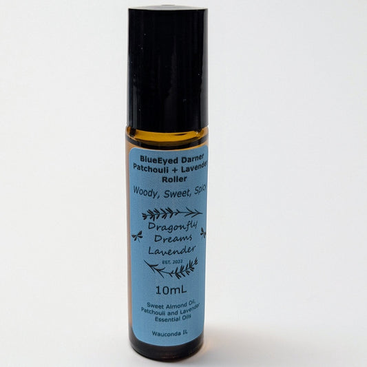 Lavender + Patchouli Essential Oil Roller Bottle